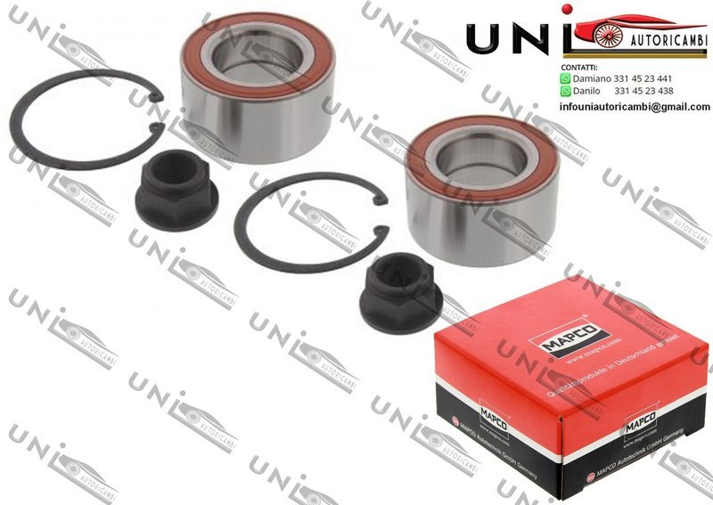 Kit Cuscinetto Ruota Assale Anteriore / Posteriore Bilaterale / Mercedes-Benz Classe M da 1998