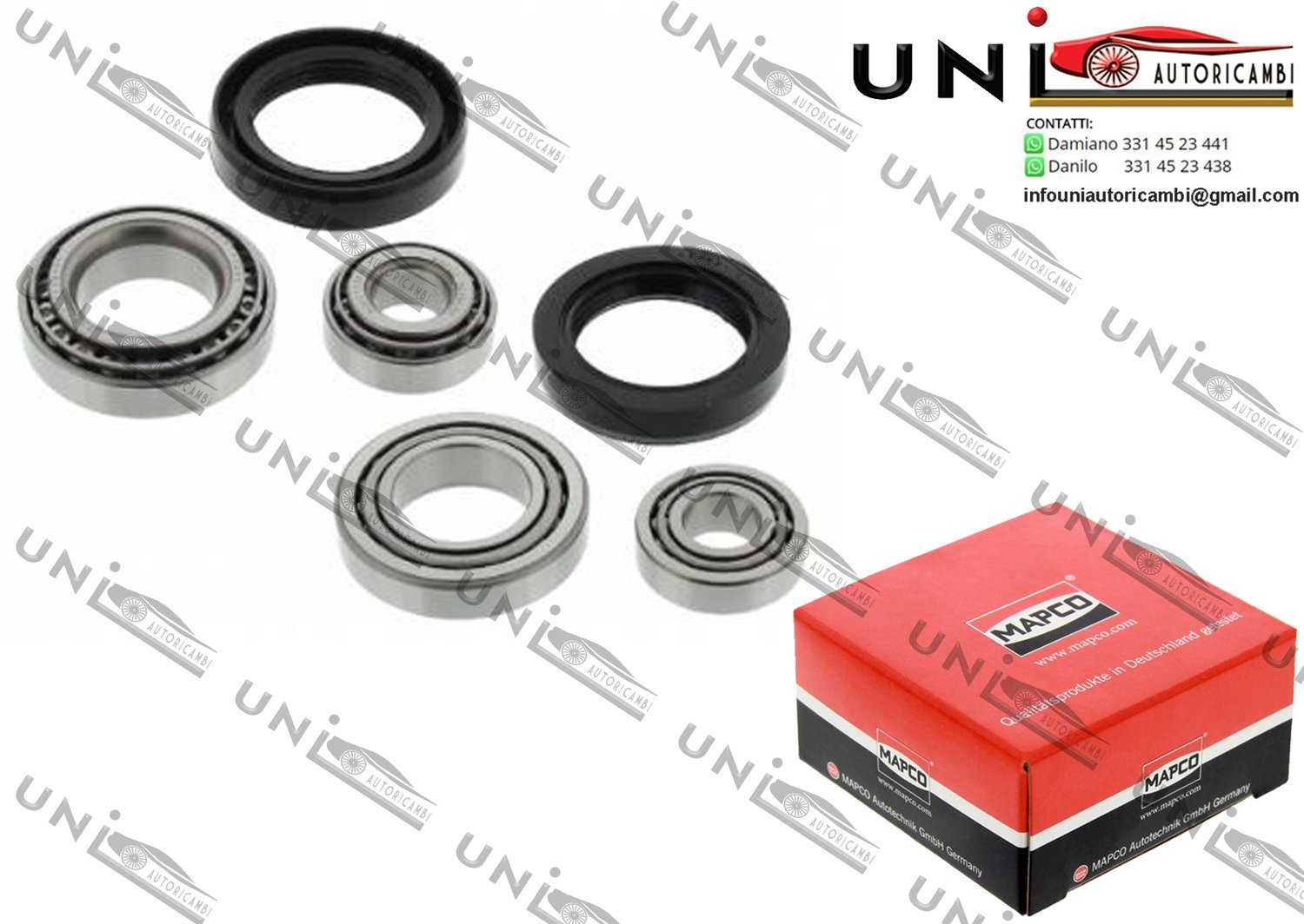 Kit Cuscinetto Ruota Assale / Mercedes-Benz 190 da 1982