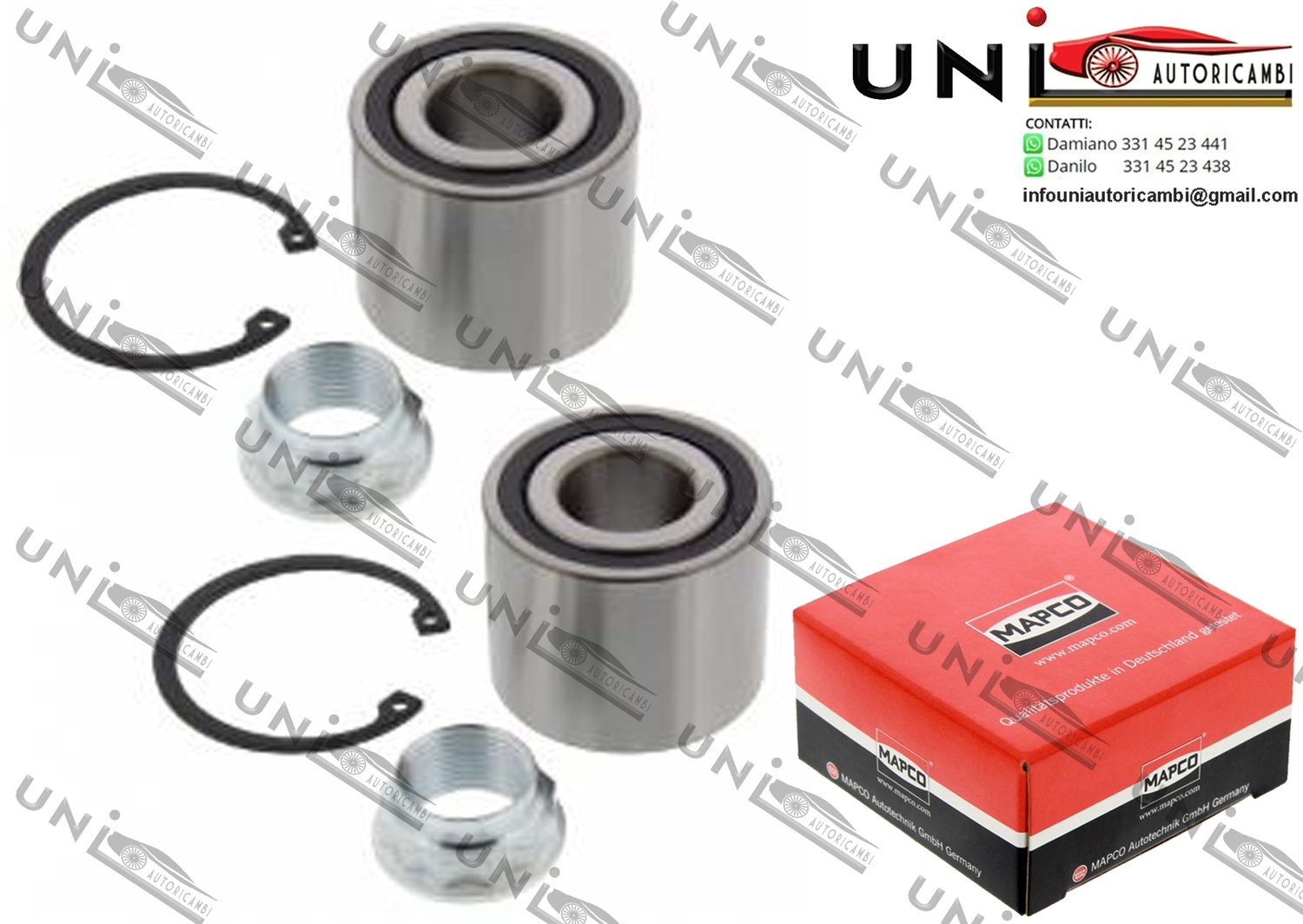 Kit Cuscinetto Ruota Assale / Mercedes-Benz Classe A da 1997