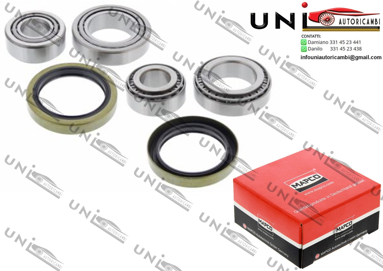 Kit Cuscinetto Ruota Assale / Mercedes-Benz Classe S / Coupé da 1991 / Mercedes-Benz SLK da 1996