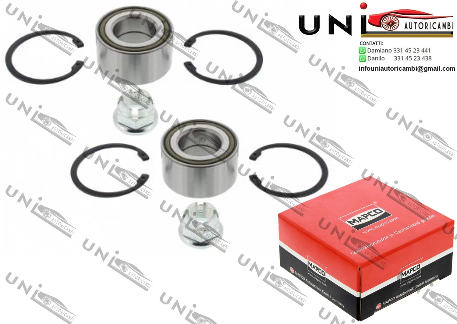 Kit Cuscinetto Ruota Assale / Saab 9-3 / Cabriolet da 1998 / Saab 9-5 / Station wagon da 1997