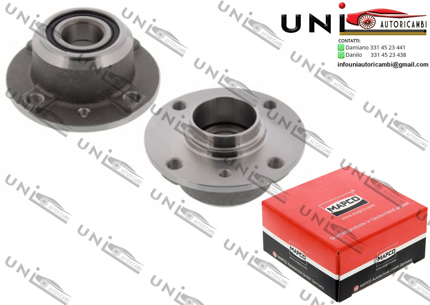 Mozzo Ruota / Volvo 440 K da 1988 / Volvo 460 L da 1988 / Volvo 480 E da 1986