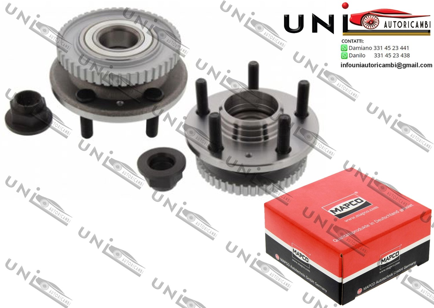 Mozzo Ruota / Volvo 740 / Kombi da 1984 / Volvo 760 / Kombi da 1981 / Volvo 780 da 1987 / Volvo 940 / II / II Station wagon / Kombi da 1990 / Volvo 960 / II / II Station wagon / Kombi da 1990