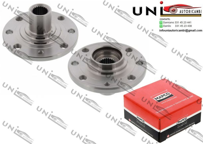 Mozzo Ruota Anteriore Bilaterale / Volvo 440 K da 1988 / Volvo 460 L da 1988 / Volvo 480 E da 1986