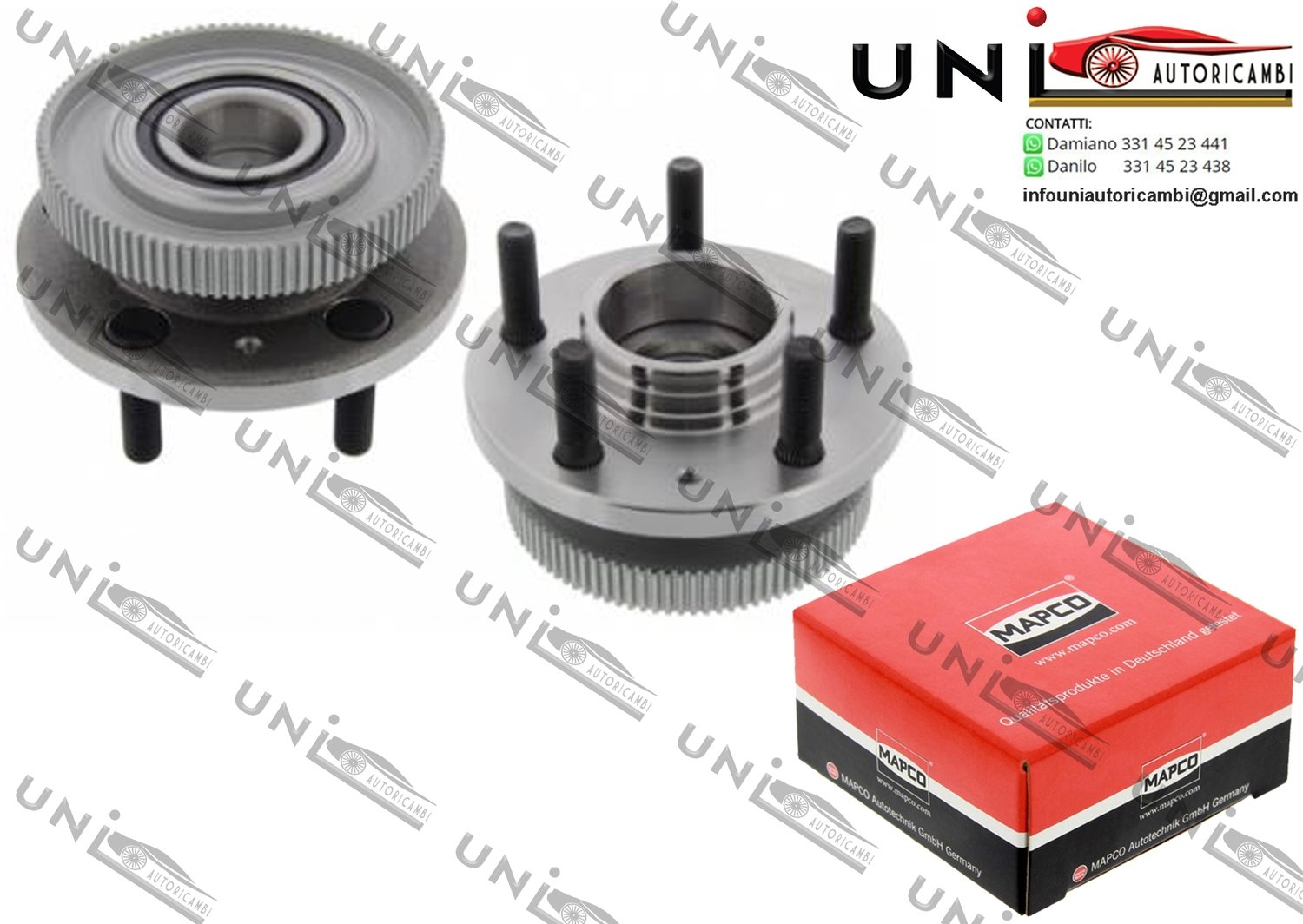 Mozzo Ruota / Volvo 740 / Kombi da 1984 / Volvo 760 / Kombi da 1982 / Volvo 780 da 1987