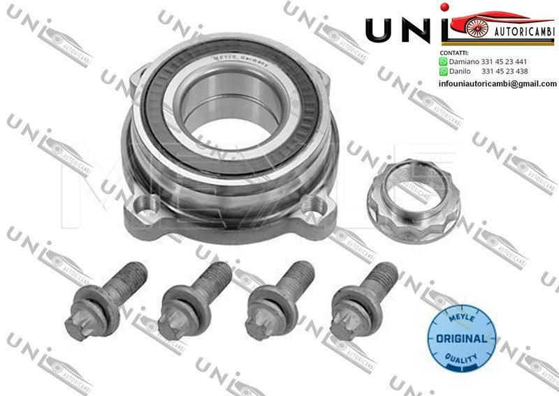 MOZZO Ruota con Cuscinetto Assale Posteriore Bilaterale Sinistro o Destro / BMW 5 Touring da 2004 / BMW 6 / Cabriolet da 2004 / BMW 7 da 2001 / BMW X5 da 2000