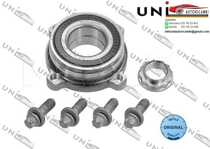 MOZZO Ruota con Cuscinetto Assale Posteriore Bilaterale Sinistro o Destro / BMW 5 Touring da 2004 / BMW 6 / Cabriolet da 2004 / BMW 7 da 2001 / BMW X5 da 2000