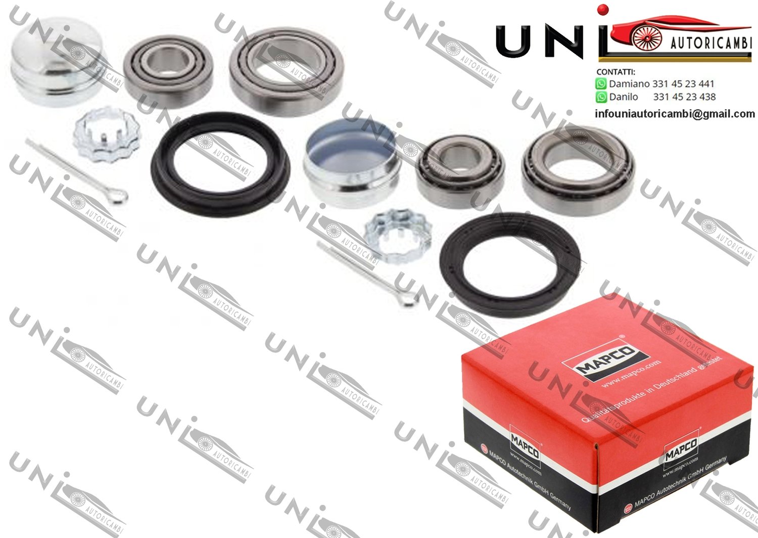 Kit Cuscinetto Ruota Assale / Skoda Favorit / Forman / Pick-up da 1989 / Skoda Felicia I / I Pick-up / I Station wagon / II / II Station wagon da 1994