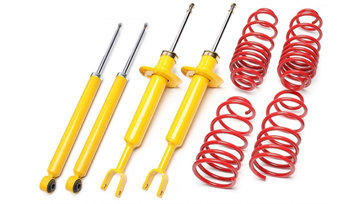 3. ASSETTO SPORTIVO 4 AMMORTIZZATORI SPORTIVI + 4 MOLLE