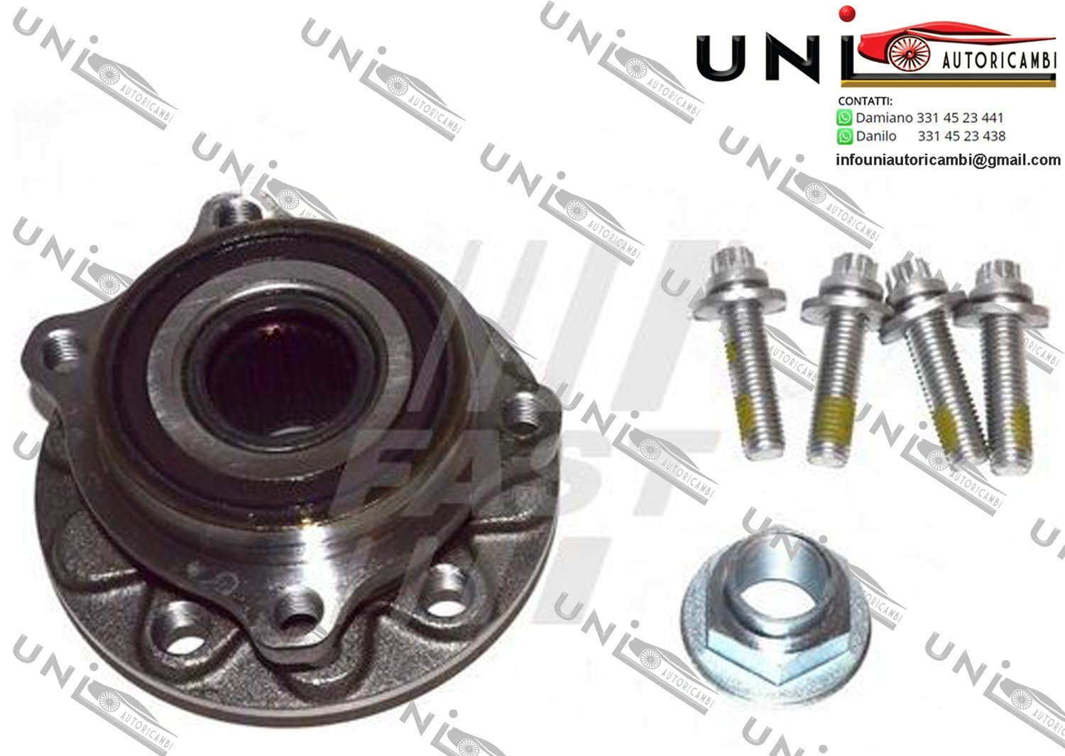 Mozzo Ruota con Cuscinetto Assale Anteriore  o Posteriore / Sinistro o Destro / Alfa Romeo 159 Sportwagon da 2005 / Alfa Romeo Spider da 2006