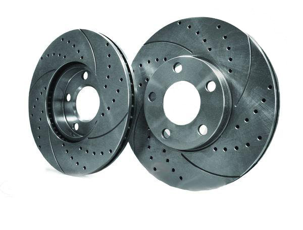 2 Dischi Sportivi Autoventilati Anteriori per: 258x22 FORD FIESTA, FIESTA IV, FIESTA V, FOCUS, FUSION, KA, PUMA, STREET KA; MAZDA 121 III, 2 1.0-2.0 08.95-12.12