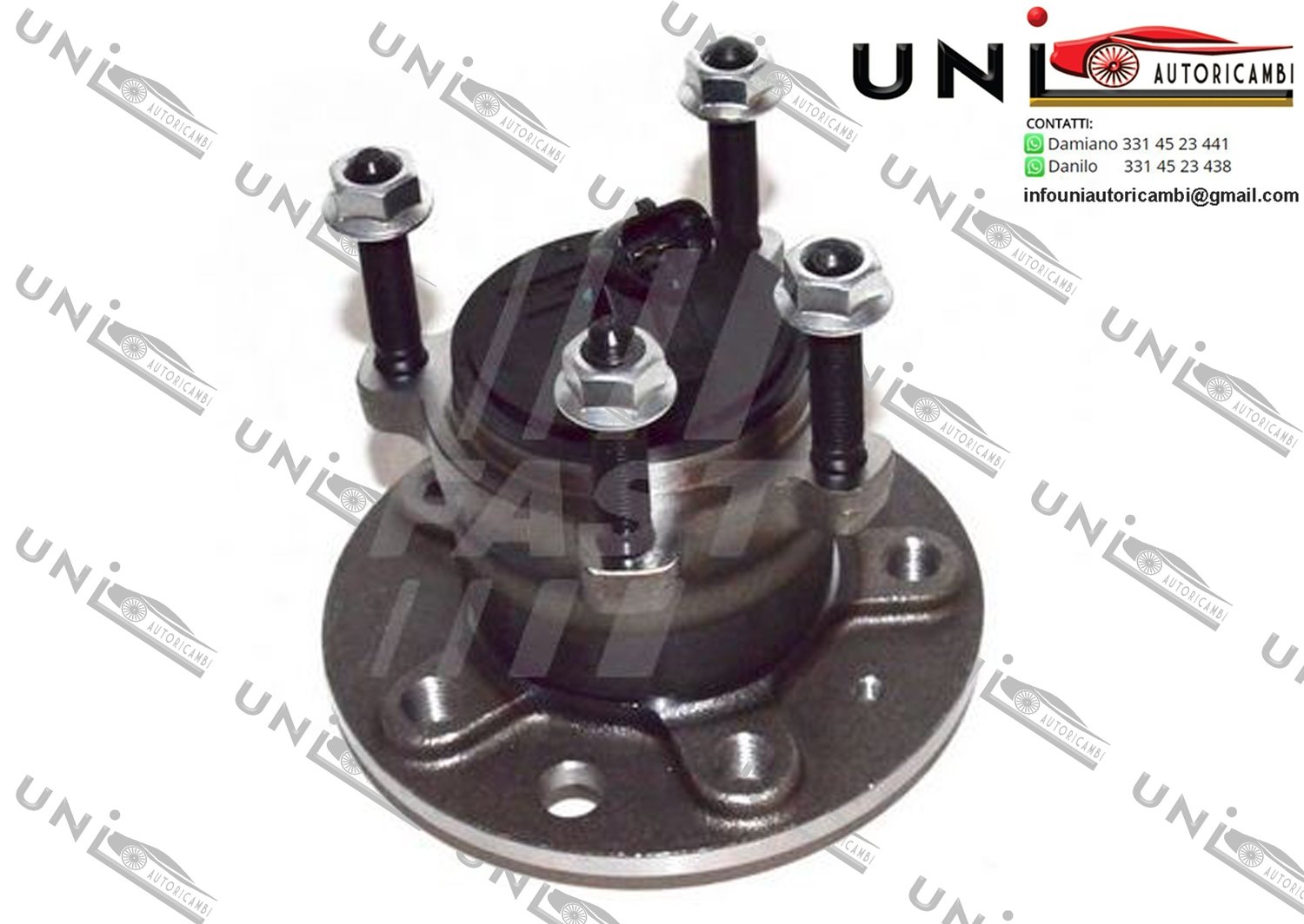 Mozzo Ruota con Cuscinetto Ruota Assale Posteriore Bilaterale / Fiat Croma da 2005 / Opel Signum da 2003 / Opel Vectra C / GTS / Station wagon da 2002 / Saab 9-3 / Cabriolet / Station wagon da 2002