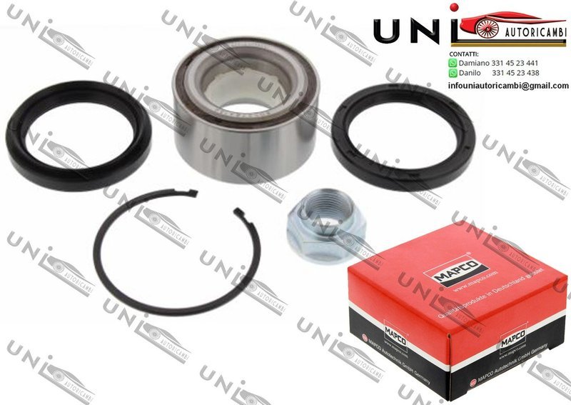 Kit Cuscinetto Ruota Assale Anteriore Bilaterale / Subaru Forester da 1997 / Subaru Impreza 2 volumi / Coda spiovente / Coupé da 1995 / Subaru Legacy Outback / Outback da 1996