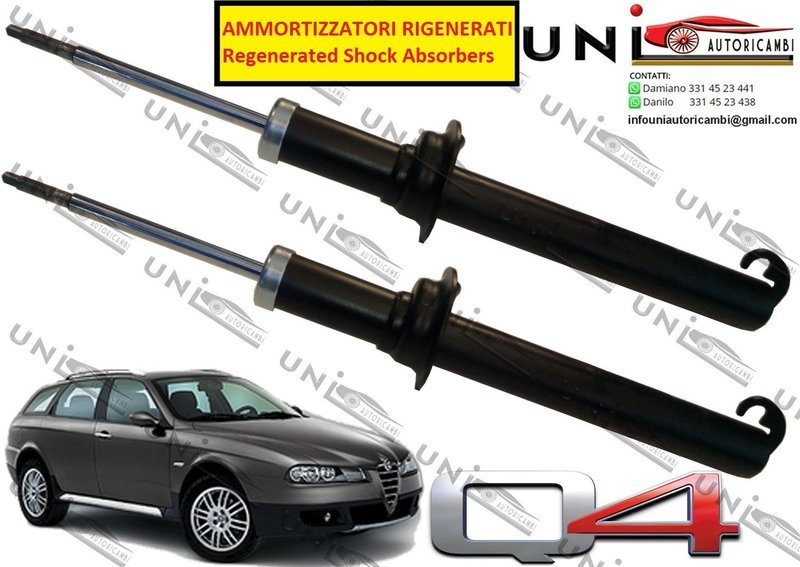 2 Ammortizzatori Anteriori Rigenerati ad Olio Alfa Romeo 156 CrossWagon Q4
