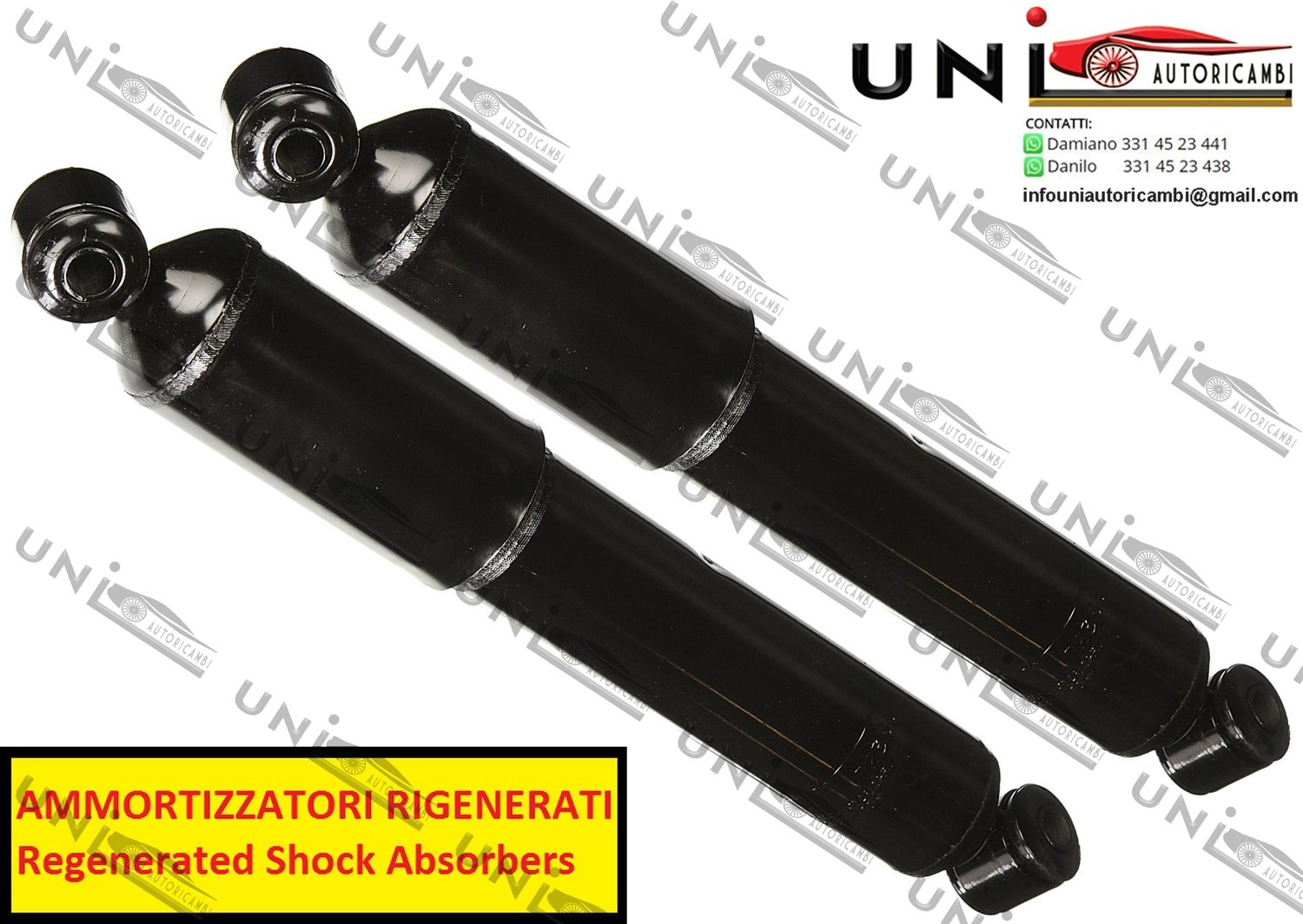 2 Ammortizzatori  Anteriori o Posteriori Rigenerati Auto Furgone Rimorchio Caravan Camion Biligo Biga TRUCK  / Truck Trailer