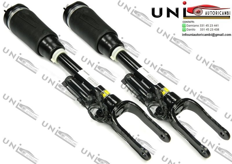 2 Ammortizzatori Anteriori ad Aria con ADS - TRAZIONE 4-Matic - 4WD per: - MERCEDES Classe M W164 dal 2005-  - MERCEDES Classe GL X164 Dal 2006-  -MERCEDES Classe GLS X166 Dal 2015-