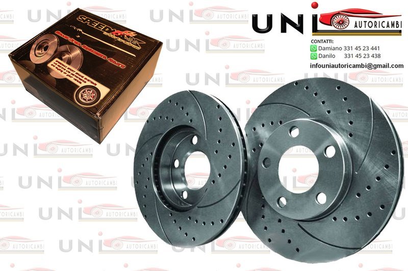 2x Dischi Sportivi Anteriori Baffati