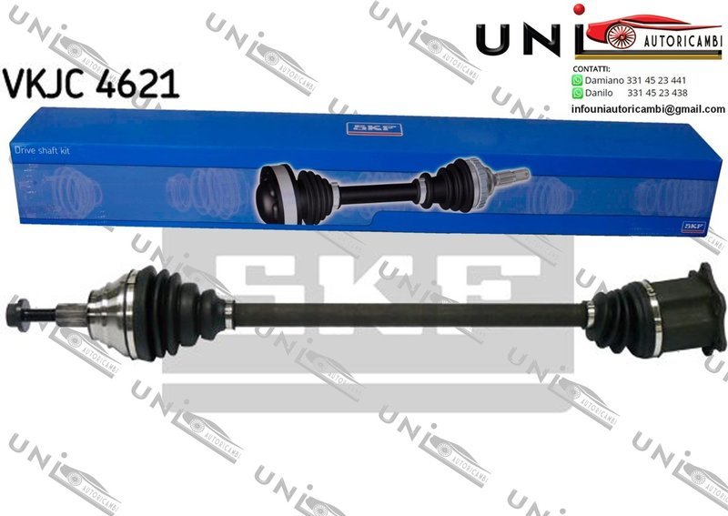 Albero Motore / Semiasse Anteriore DESTRO /Audi A3 da 2003/Audi A3 Cabriolet da 2008/Audi A3 Sportback da 2004/Seat Altea da 2004/Seat Altea XL da 2006/Seat Leon da 2005/