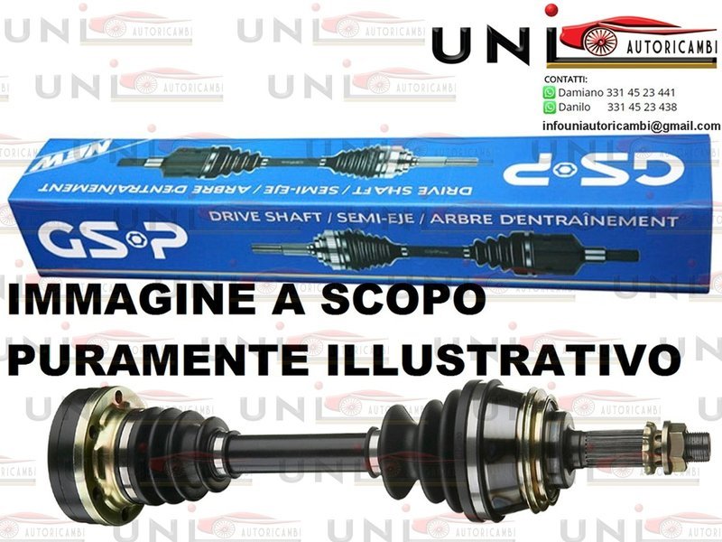 Albero Motore Semiasse Anteriore Sinistro Audi A6 Allroad (4FH, C6) da 05.2006