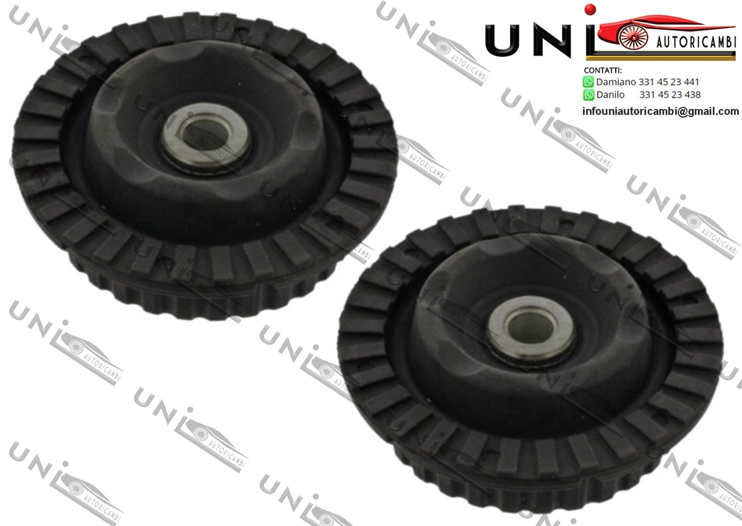 2x Supporti Ammortizzatori Anteriori Ant. ALFA 147 156 GT 2001 1.9 JTD 60625002