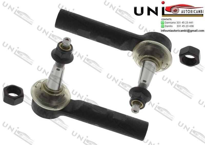 2 Testine Scatola Sterzo Anteriore Bilaterale Chevrolet Cruze da 09 / Orlando da 11 / Opel Ampera da 11 / Insignia da 08 / Zafira da 11 / Vauxhall Ampera da 12 / Insignia da 08 /Zafira da 11