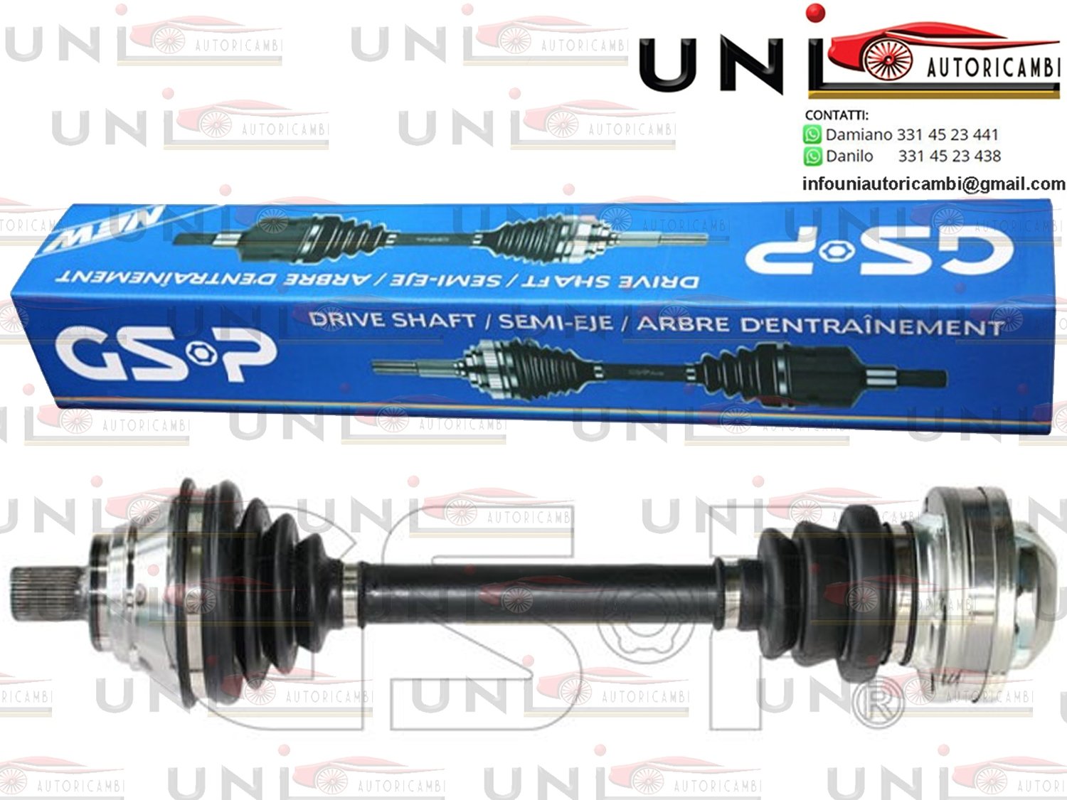 Albero Motore Semiasse Anteriore Sinistro Audi Q3 (8U) da 09.2011