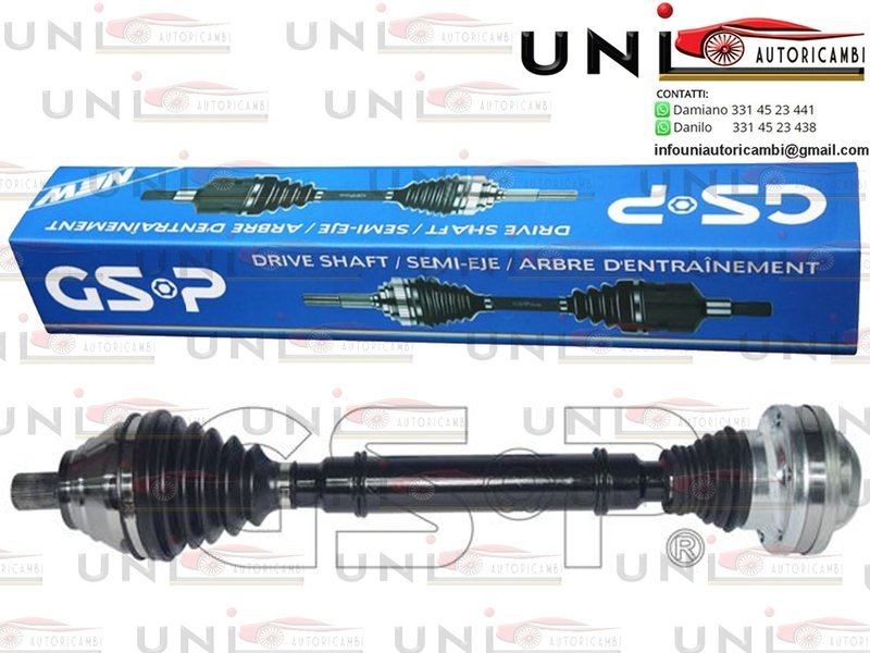 Albero Motore Semiasse Anteriore Destro Audi TT / Roadster (8J3, 8J9) da 06.2008