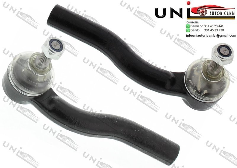 2 Testine Scatola Sterzo Anteriore (Sinistro + Destro)​​ Abarth 500 / 595 (312_)​ da 2008 / ​Fiat 500 (312_)​ da 2007​ / Fiat​ Panda (169_)​ da 2003​ / Ford KA (RU8)​ da 2008