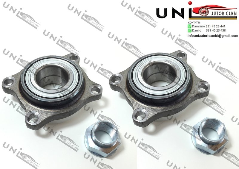 Kit 2 Cuscinetti Ruota Assale Anteriore Bilaterale Sinistro + Destro per: Alfa Romeo 147 dal 2001