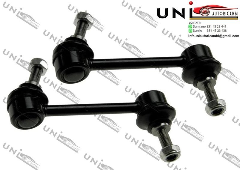 2x Asta Puntone Bielletta Assale Anteriore Bilaterale Alfa Romeo 147 (937_)​ da 2001 / Alfa Romeo​ 156 (932_) ​da 1997 / Alfa Romeo​ 156 Sportwagon (932_)​ da 2000 / Alfa Romeo​ GT (937_)​ da 2003