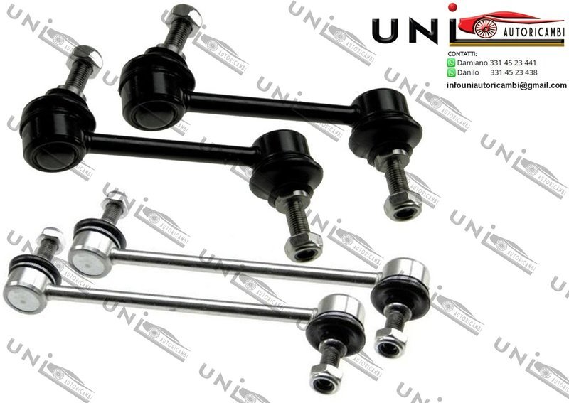 4x Asta Puntone Bielletta Assale 2 Anteriori 2 Posteriori Alfa Romeo 147 (937_)​ da 2001 / Alfa Romeo​ 156 (932_) ​da 1997 / Alfa Romeo​ 156 Sportwagon (932_)​ da 2000 / Alfa Romeo​ GT (937_)​ da 2003