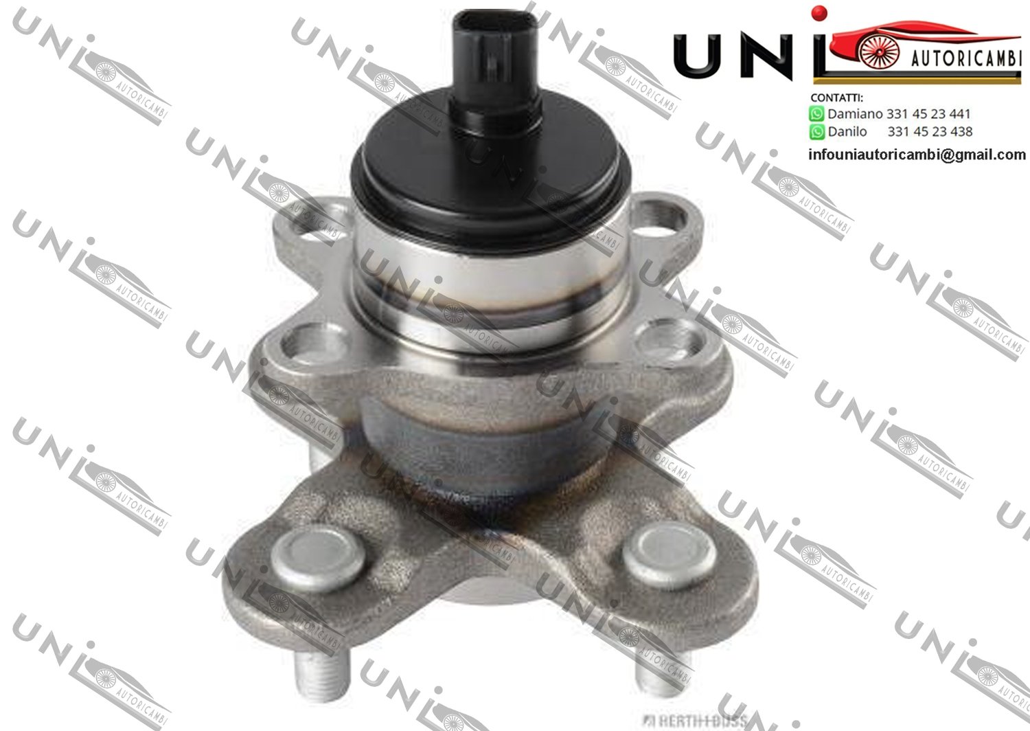 Kit Mozzo Ruota Posteriore con cuscinetto per: DAIHATSU CUORE VII 1.0 04.07-