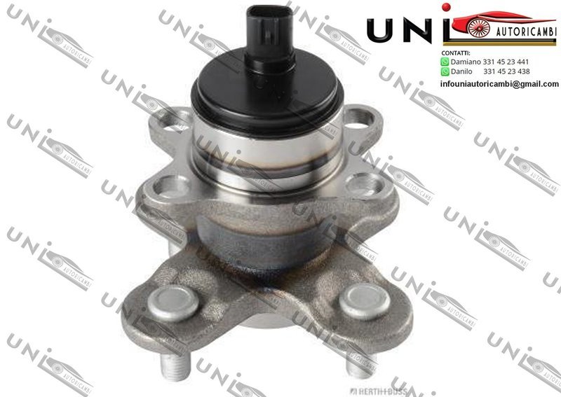 Kit Mozzo Ruota Posteriore con cuscinetto per: DAIHATSU CUORE VII 1.0 04.07-