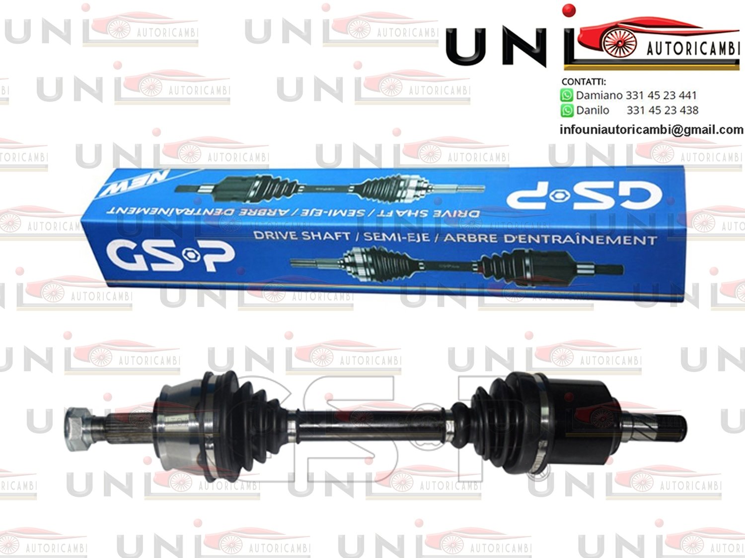 Albero Motore Semiasse Anteriore Sinistro Fiat Doblo (152, 263) da 02.2010