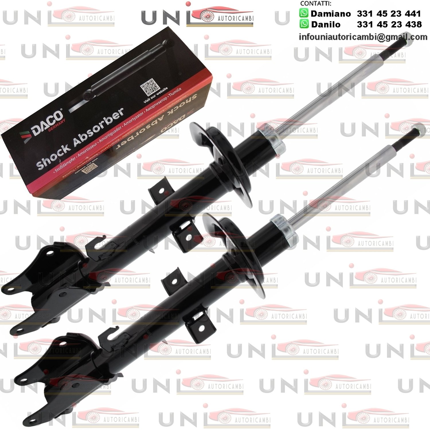 2 Ammortizzatori Posteriori a Gas Alfa Romeo 156 (937)​ da 09.1997 a 09.2005