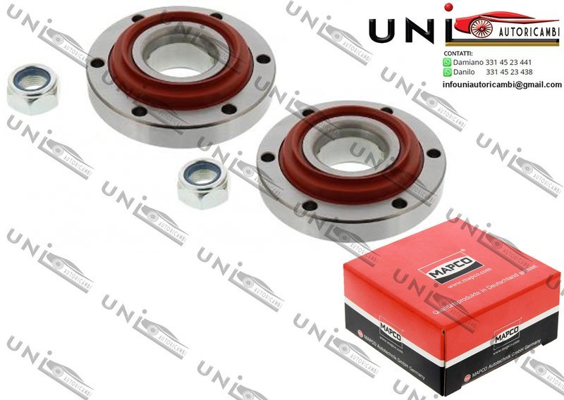 Kit 2 Cuscinetti Ruota Assale Anteriore  / Posteriore Bilaterale / Renault 18 / Variable da 1978 / Renault 20 da 1980 / Renault 25 / 30 da 1982 / Renault Espace I / II da 1984