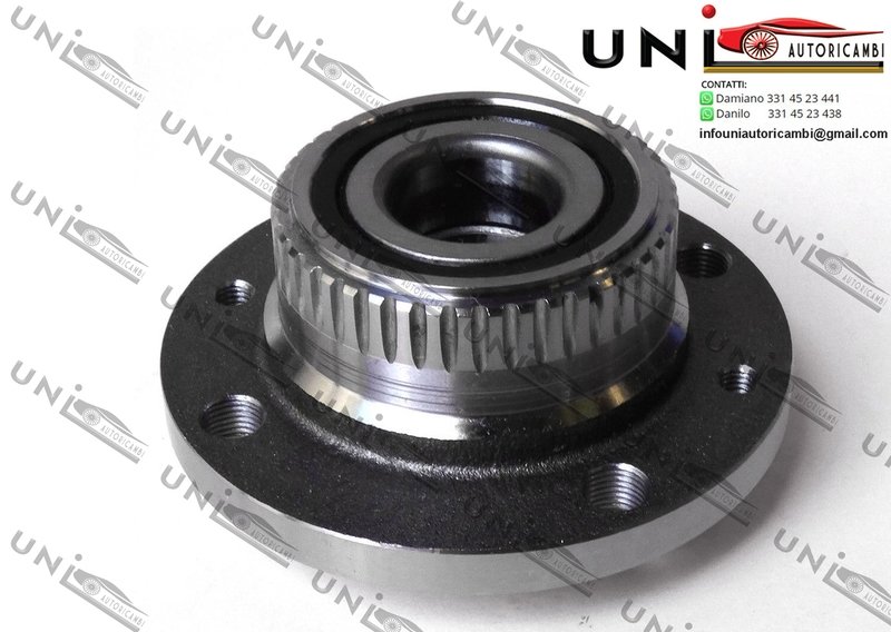 2 Mozzi Ruota Posteriori con cuscinetto sinistro + destro Bilaterale / Alfa Romeo 145 da 1994 / Fiat Brava da 1995 / Fiat Bravo I da 1995 / Fiat Palio da 1996 / Lancia Y da 1995