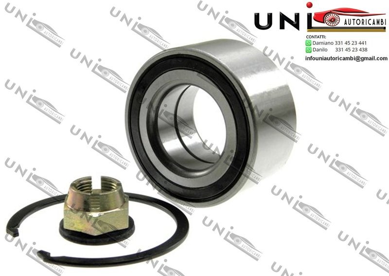 Kit Cuscinetto Ruota Assale Anteriore Bilaterale / Dacia Duster 1.5 da 2010 / Dacia Duster 1.6 da 2010 / Renault Duster da 2011 / Renault Fluence da 2010 / Renault Megane CC da 2010