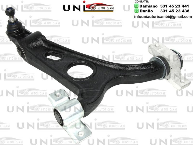 Braccio Oscillante Assale Anteriore Sinistro Alfa Romeo 147 (937_)​ da 2001 / Alfa Romeo​ 156 (932_) ​da 1997 / Alfa Romeo​ 156 Sportwagon (932_)​ da 2000 / Alfa Romeo​ GT (937_)​ da 2003