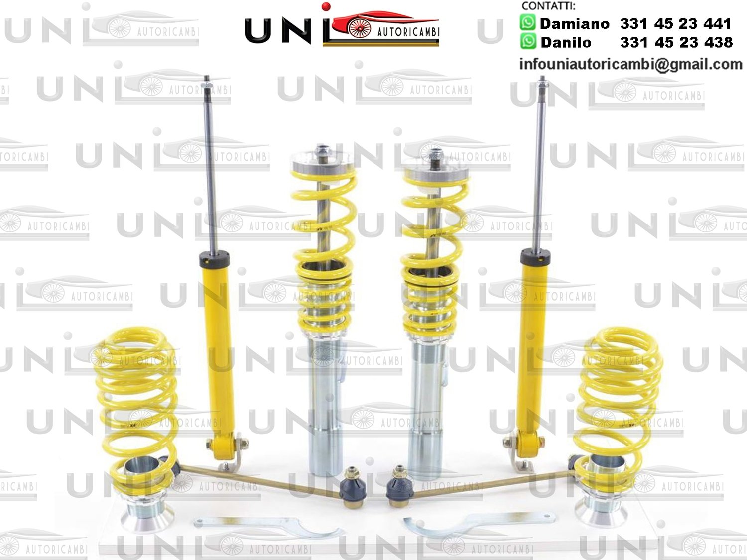 Assetto a Ghiera regolabile per: Audi TT 8J anno di costruzione dal 2006-2015 55mm