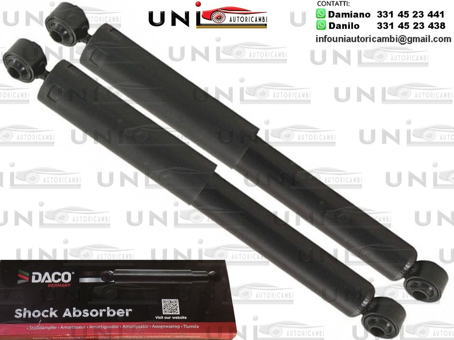 2 Ammortizzatori Posteriori a Gas Kia Sorento I (JC)​ da 08.2002-