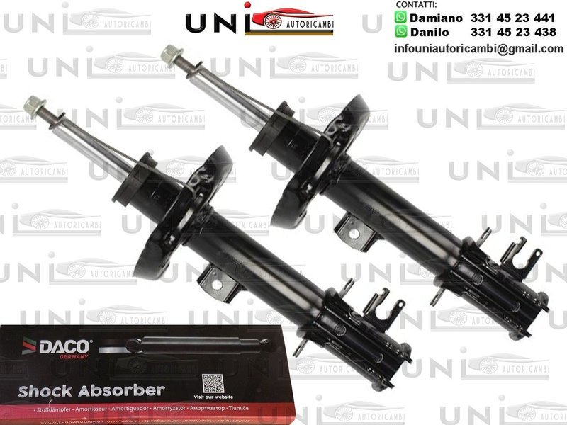 2 Ammortizzatori Anteriori SINISTRO SX + DESTRO DX a gas per: FIAT DOBLO; OPEL COMBO, COMBO TOUR 1.3D-2.0D 02.10-