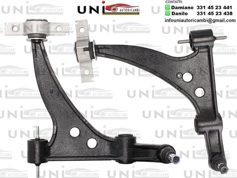 2 Bracci Oscillanti Assale Anteriori Inferiore Destro + Sinistro Alfa Romeo​ 166 (936_)​ da 1998