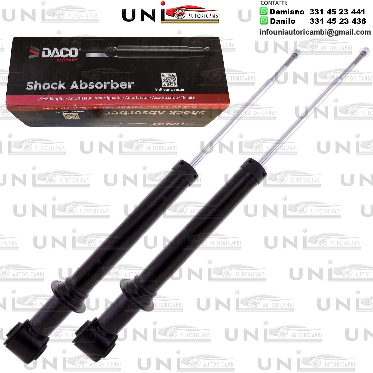 2 Ammortizzatori Anteriori a Gas Saab 9-3 (YS3D) 2.0 i​ da 1998-2002