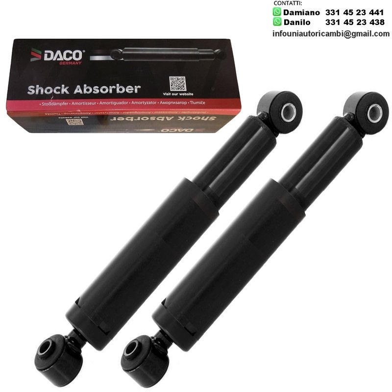 2 Ammortizzatori Posteriori a Olio Nissan Kubistar (X76) 1.2 da 2003 a 2009 / Renault Kangoo (KC0/1) 1.2 (KC0A, KC0K, KC0F, KC01) da 1997 a -
