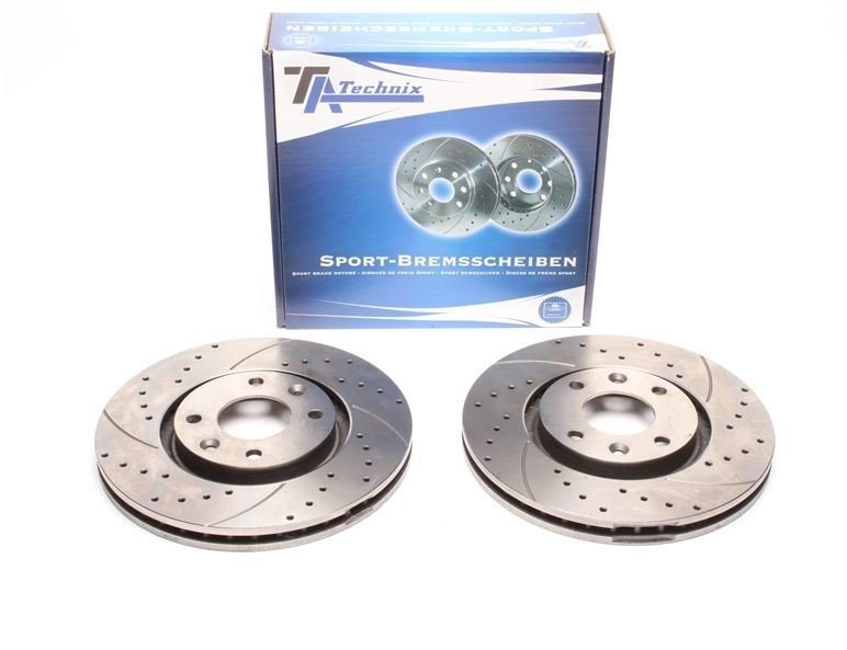 2X Dischi Sportivi Anteriori Citroën Berlingo / C3 / C3 Picasso / C4 / C5 / Peugeot Xsara / 206 / 207 / 5008 / Partner