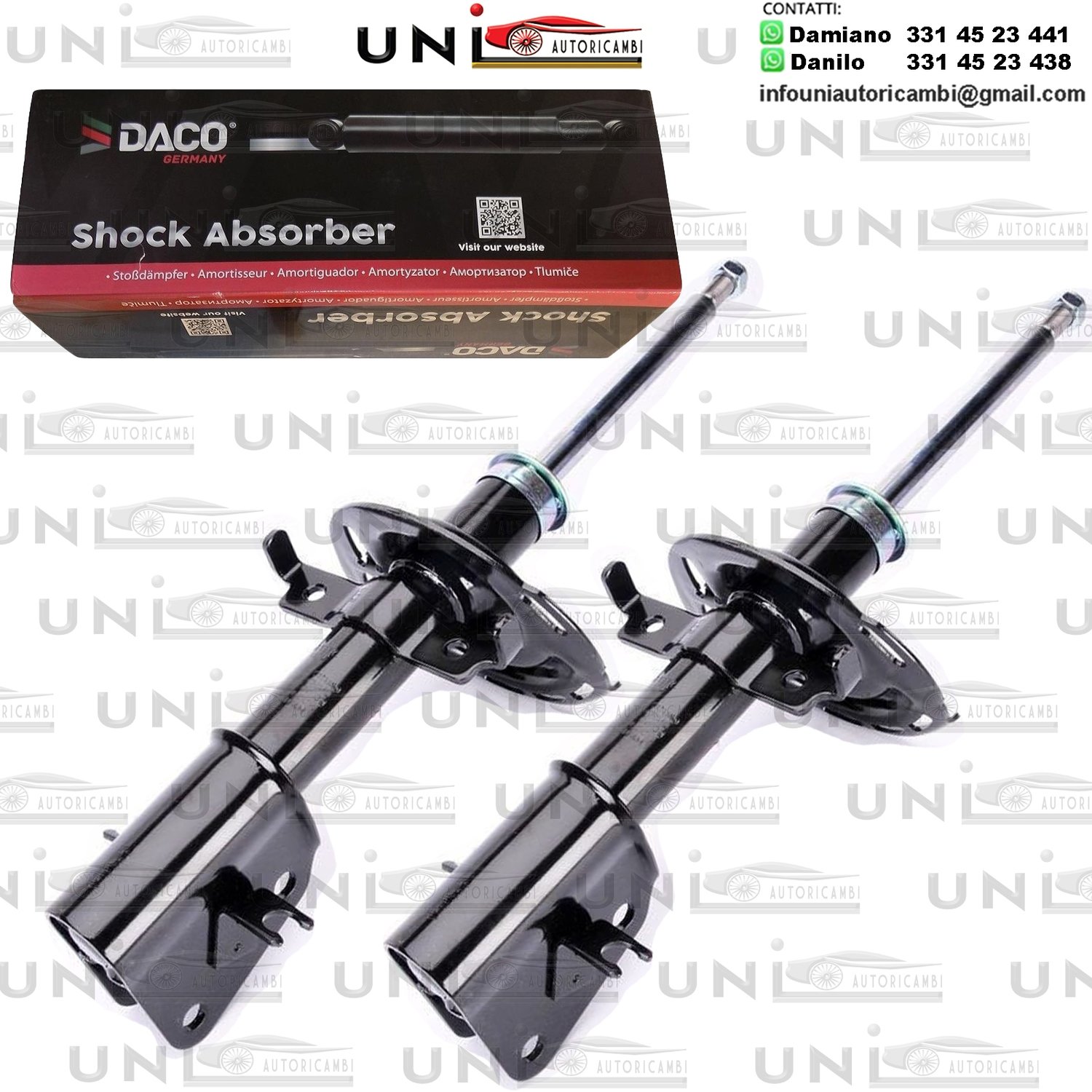 2 Ammortizzatori Anteriori a Gas Dacia Logan (LS)​ da 09.2004 a - / Renault Logan I (LS) da 09.2004 a -