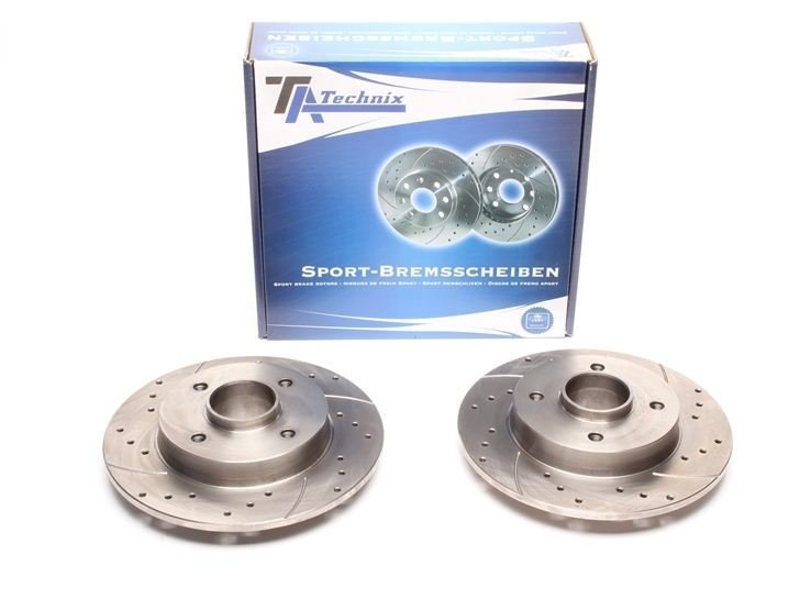 2X Dischi Sportivi Posteriori Citroën C4 Phase I / C4 Stufenheck / C4 Coupe / Peugeot 307 / 307 Break / 307 SW / 307 CC
