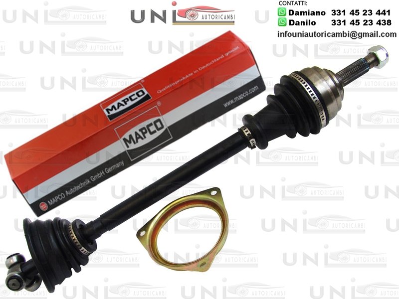 Albero motore semiasse Anteriore DESTRO / Renault 19 I (B/C53) da 1988/ Renault 19 I Cabriolet (D53​) da 1991/Renault 19 I Chamade (L53) da  ​1988/Renault 19 II (B/C53)​ da 1992/Renault 19 II (B/C53)​