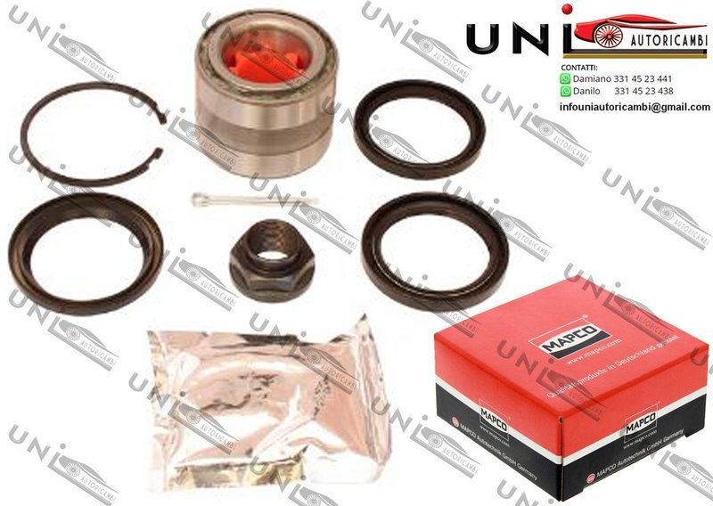 Kit Cuscinetto Ruota Assale Posteriore Bilaterale / Subaru Impreza Station wagon / Tre volumi da 1992 / Subaru Legacy I/ I Station wagon /II/II Station wagon / IV / IV Station wagon da 1989